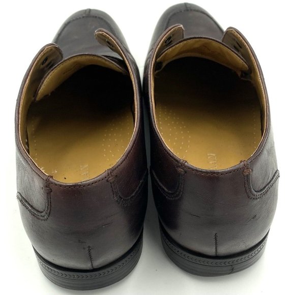 Cole Haan Men’s Adams Split Toe Dark Brown Oxford Shoe Size 10 M No Laces - Picture 3 of 9